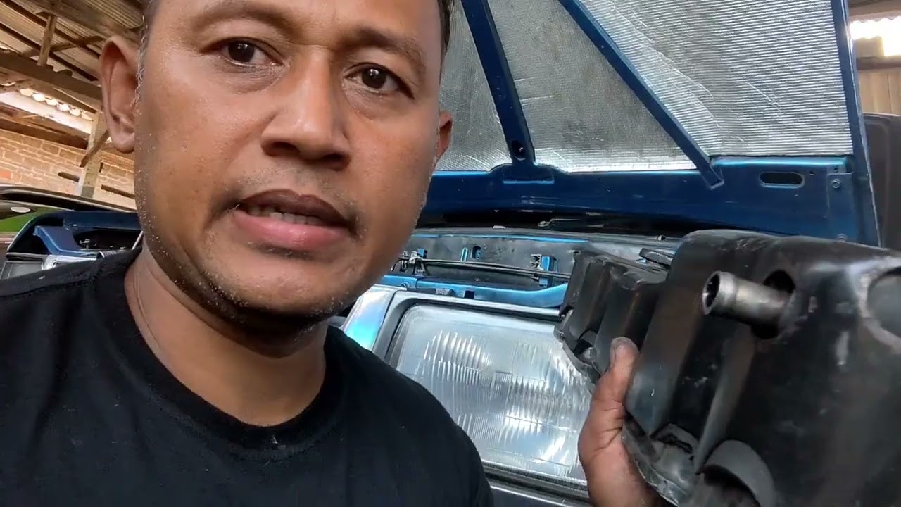 Pasang paking slinder head panther, pakai lem gasket, karena liner gak rata