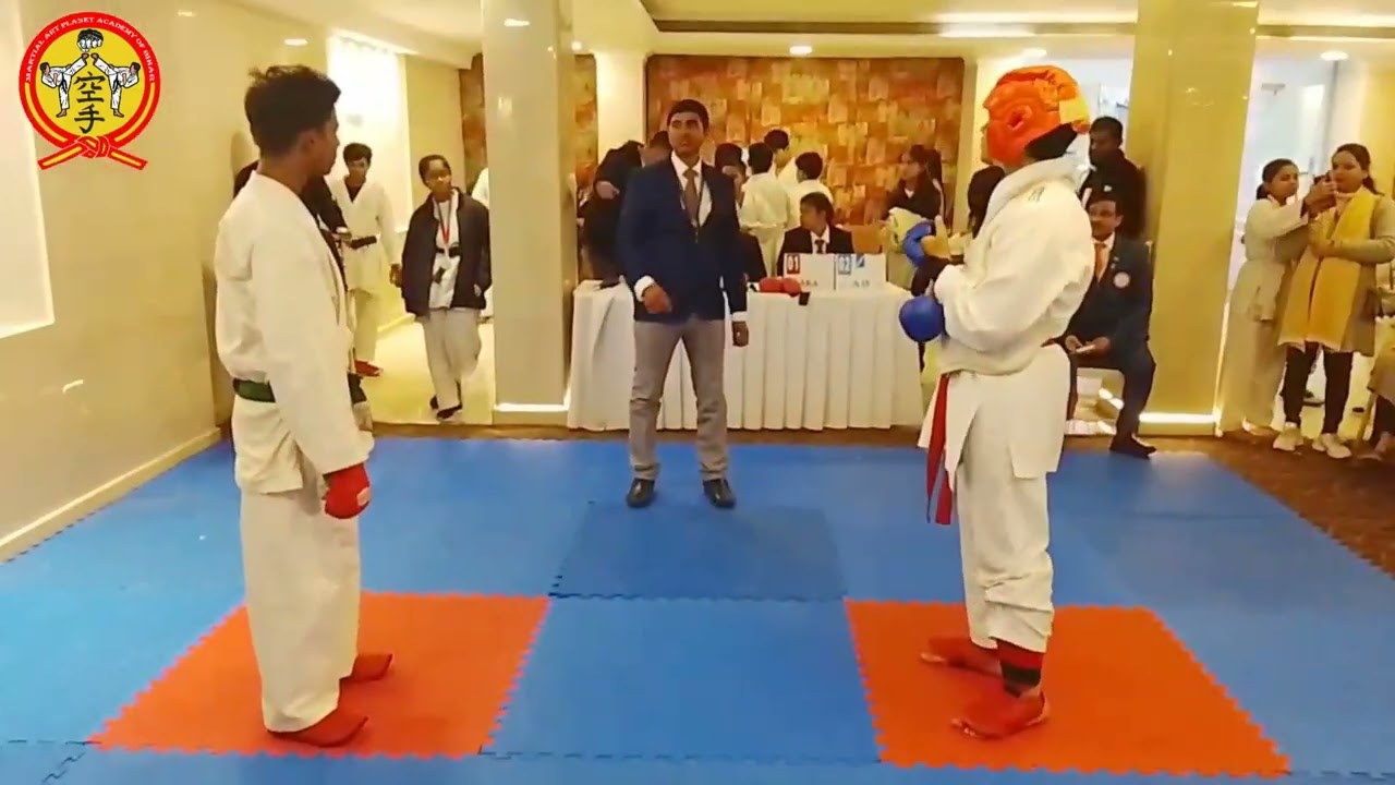 Karate Championships Rishav kumar proformance