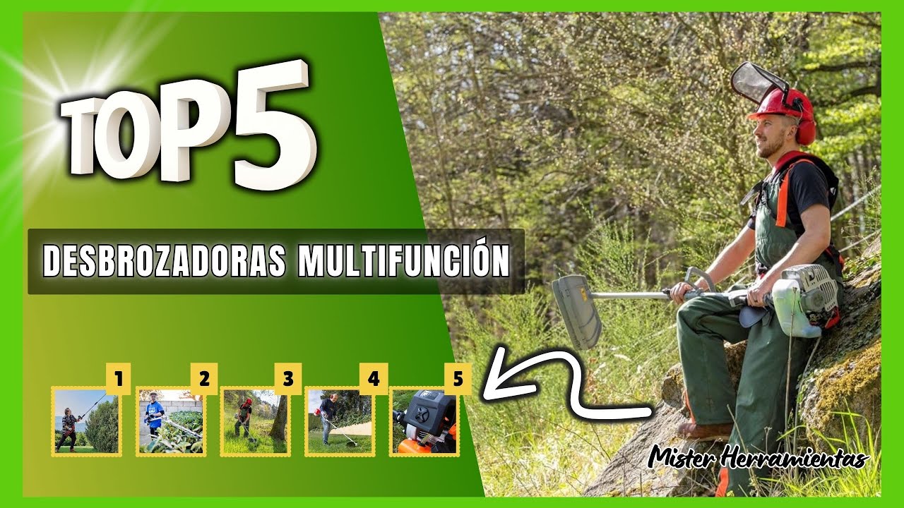 Mejores desbrozadoras Multifunci&oacute;n | 5 multiherramientas de jard&iacute;n con buena calidad precio