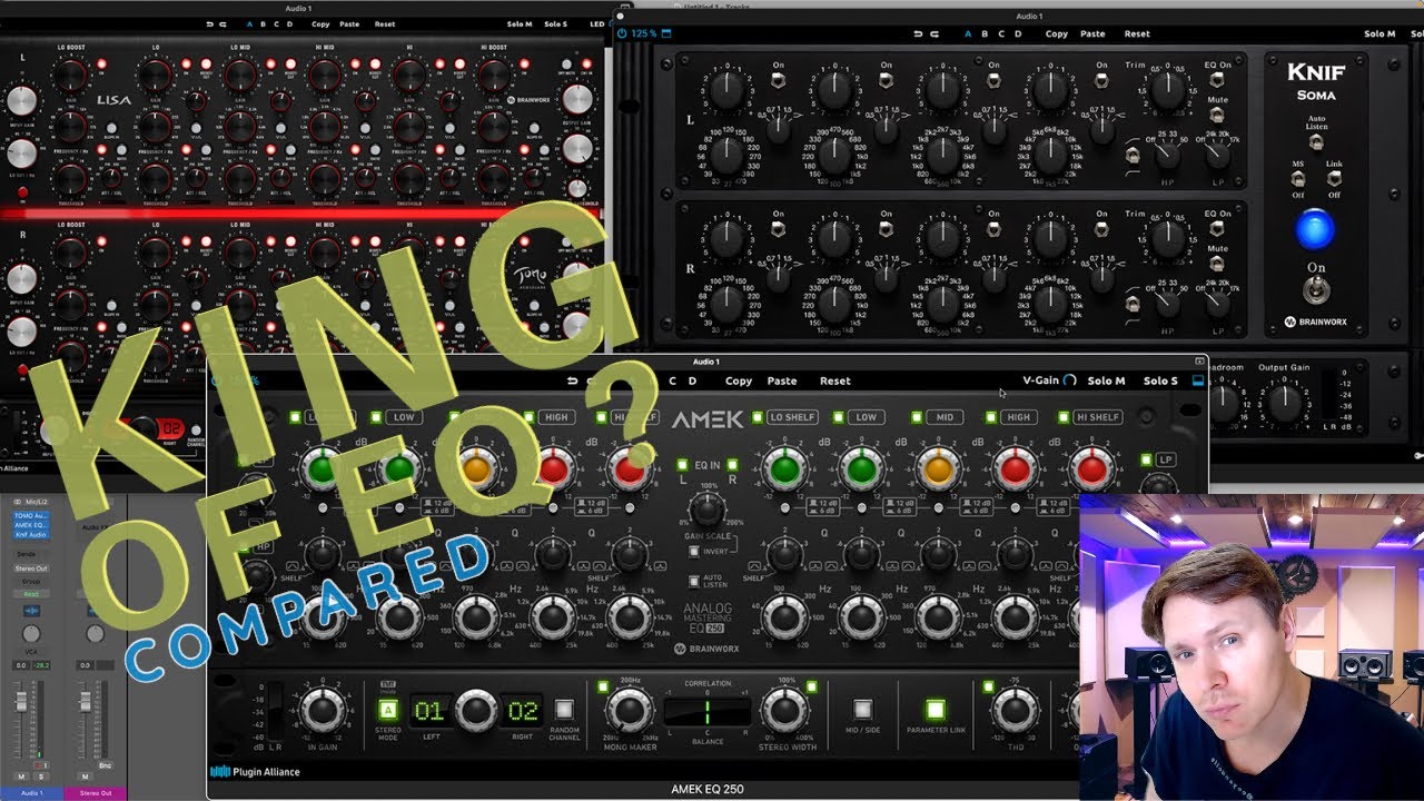 Plugin Alliance Mastering EQs - AMEK, KNIF, TOMO AUDIOLABS