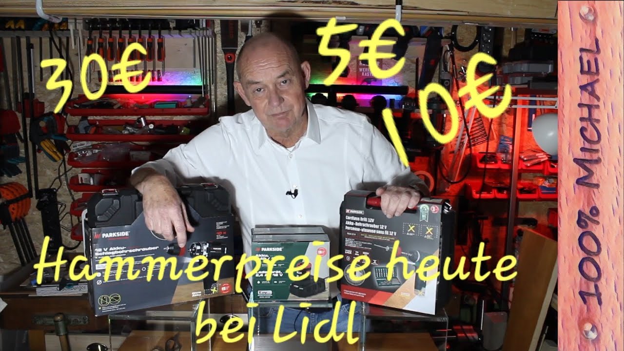 Wahnsinn - Ab heute Hammerpreise für Parkside mit der Lidl Plus App