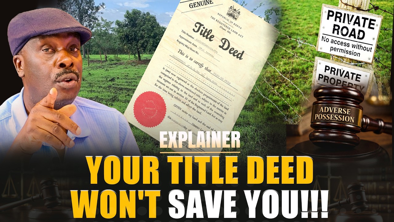 How Man Lost His 1961 Land Through Adverse Possession Even With Title Deed