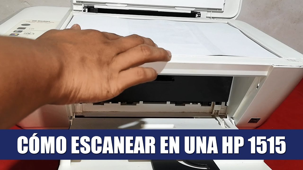 Cómo Escanear en una Impresora HP DeskJet Ink Advantage 1515