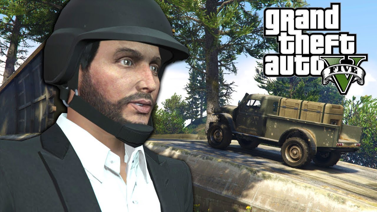OB & I Broke Into the Military Base and it was a Disaster in GTA 5 Online! - GTA V Funny Moments