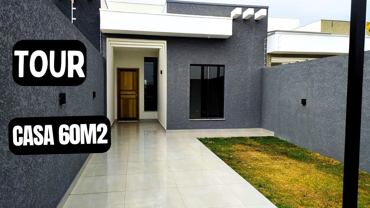 TOUR PELA CASA DE 60 M2 DA MINHA VÓ -  minha casa minha vida