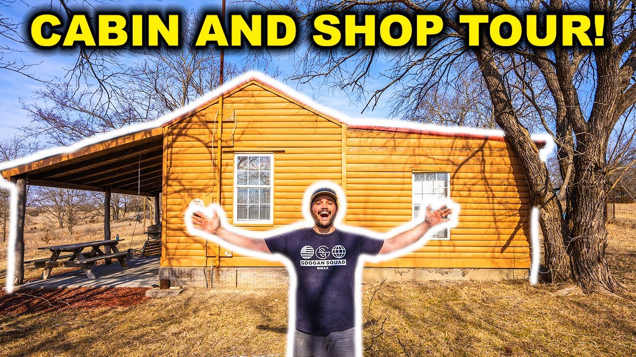 EXPLORING the CABIN and SHOP on the ABANDONED High-Fence Ranch!!! (Full Tour)