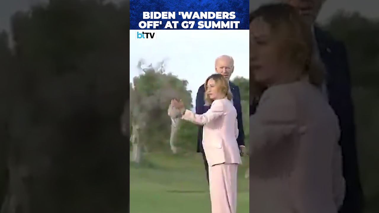 Viral Moment: Joe Biden &lsquo;Wanders Off&rsquo; At G7 Summit As Italy PM Giorgia Meloni Comes To His Rescue