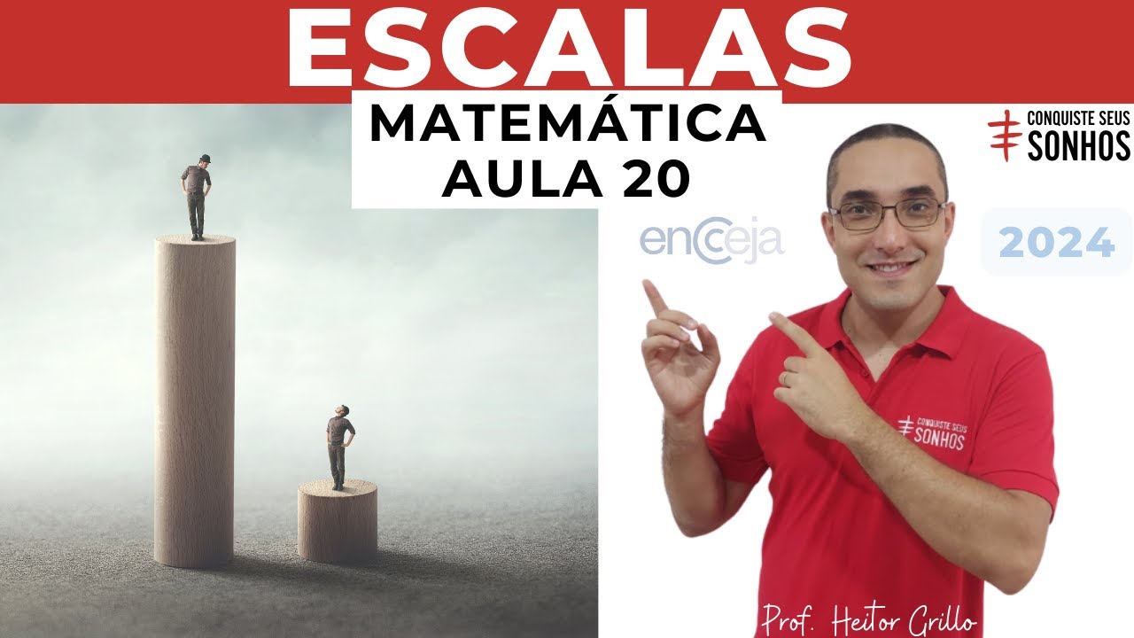 AULA 20 - MATEMÁTICA - ESCALAS - ENCCEJA 2024 - ENSINO MÉDIO E FUNDAMENTAL