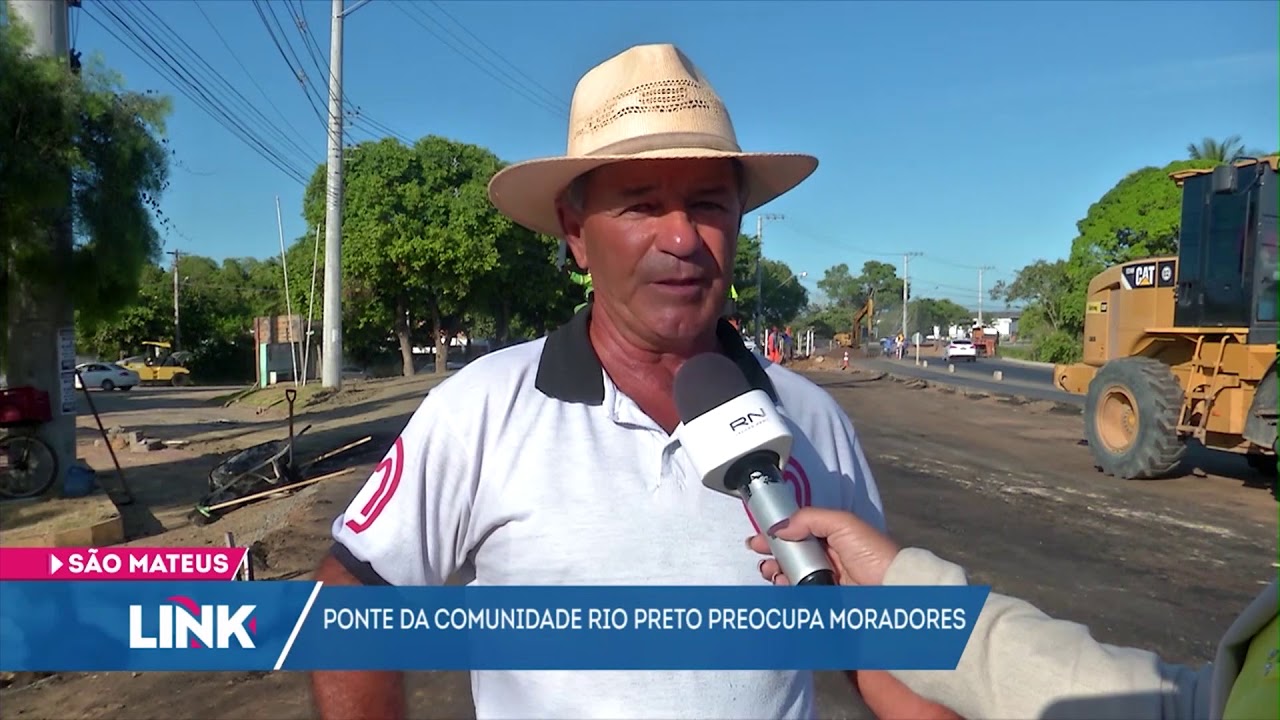 Ponte da comunidade rio preto preocupa moradores