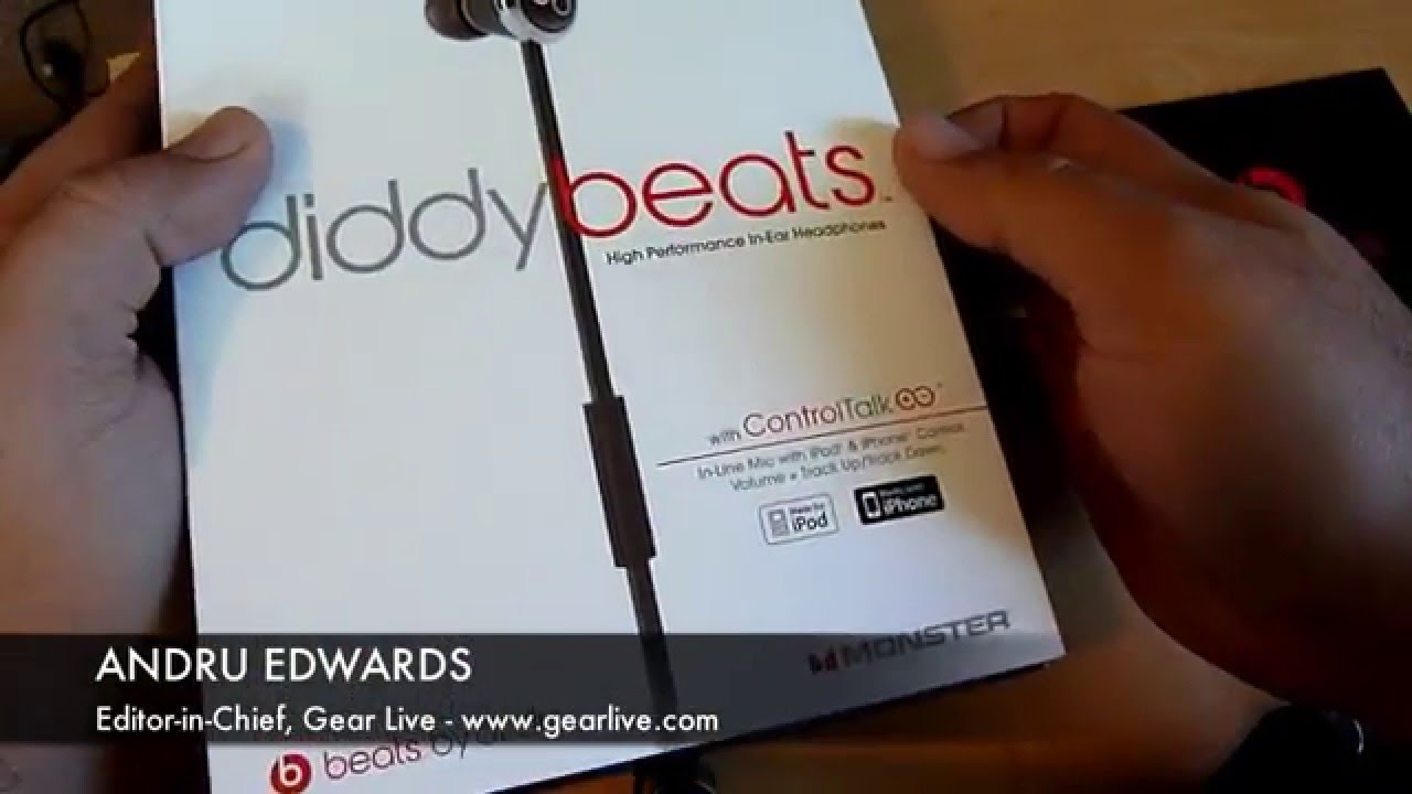 DiddyBeats In-ear headphones review - Diddy Beats by Dr. Dre earbuds