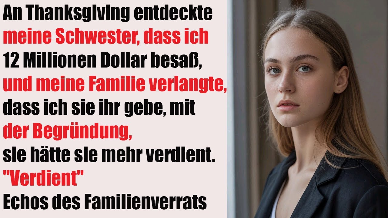 An Thanksgiving erfuhr meine Schwester von meinen 12 Millionen – dann forderte meine Familie alles