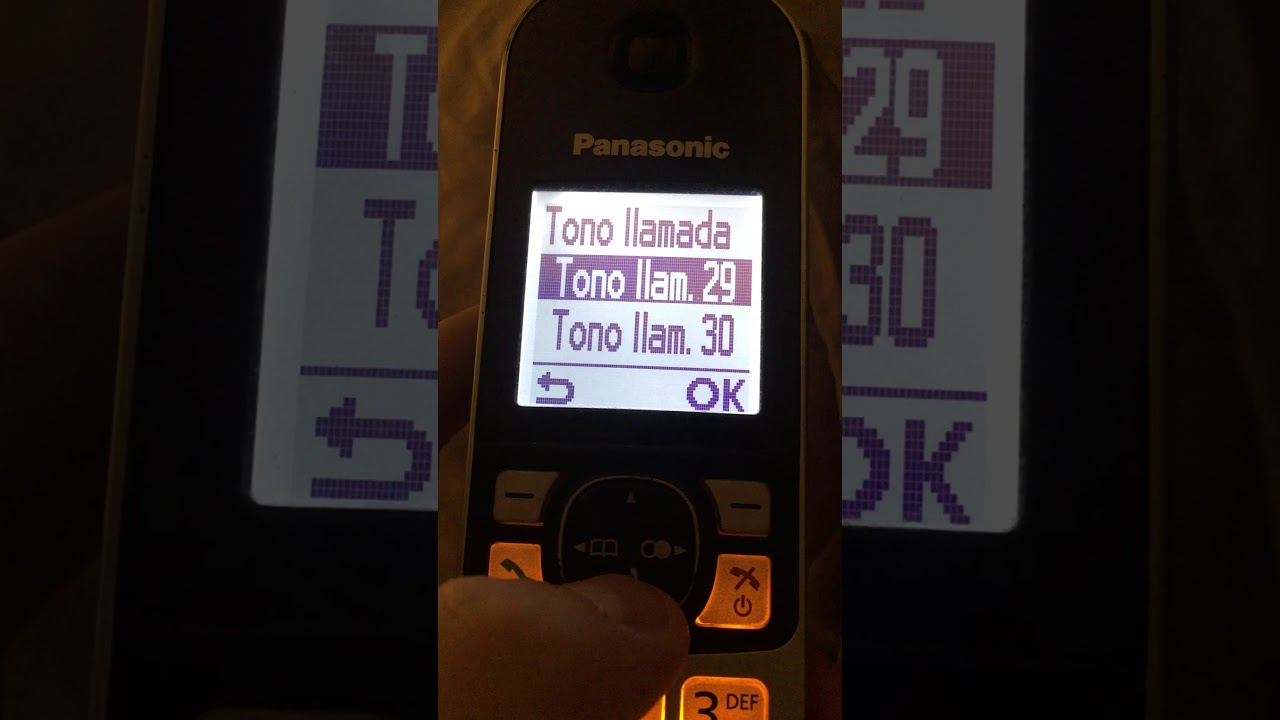 Panasonic KX-TG6821E ringtones