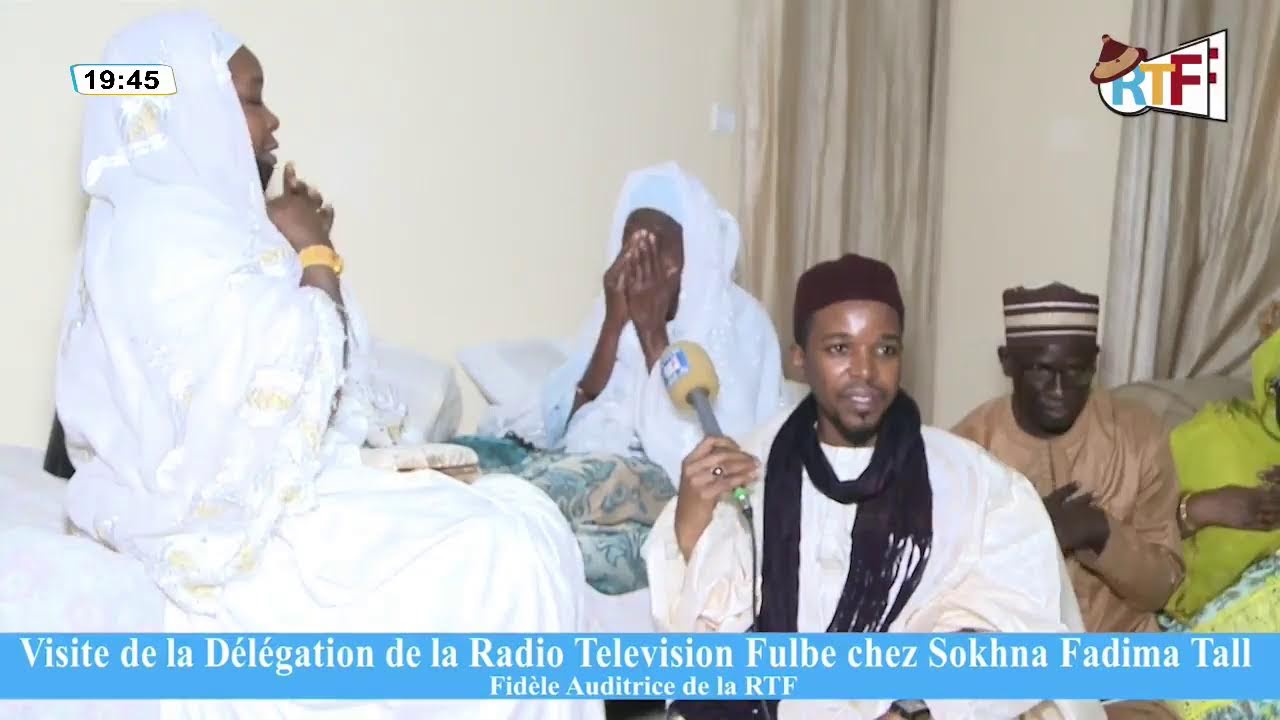 Visite de la Délégation de la RTF chez Sokhna Fadima Tall Fidèle Auditrice de la RTF