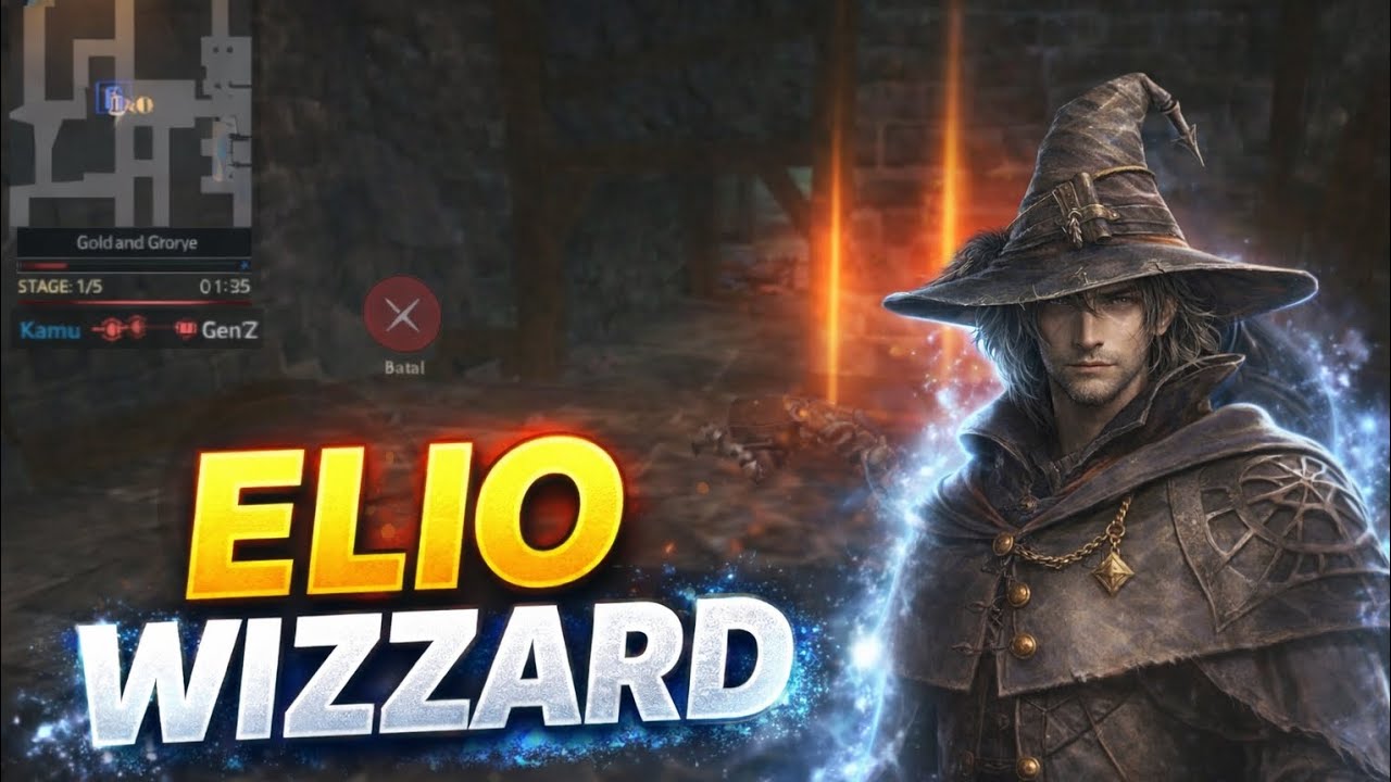 Elio Wizzard Full Merah, Op Banget!! Damage 100+