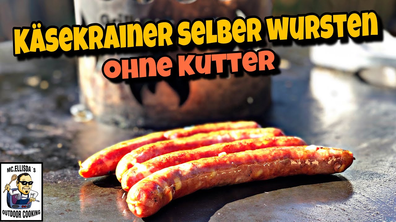#204 - Käsegriller selber machen ohne Kutter // Käsekrainer selber wursten