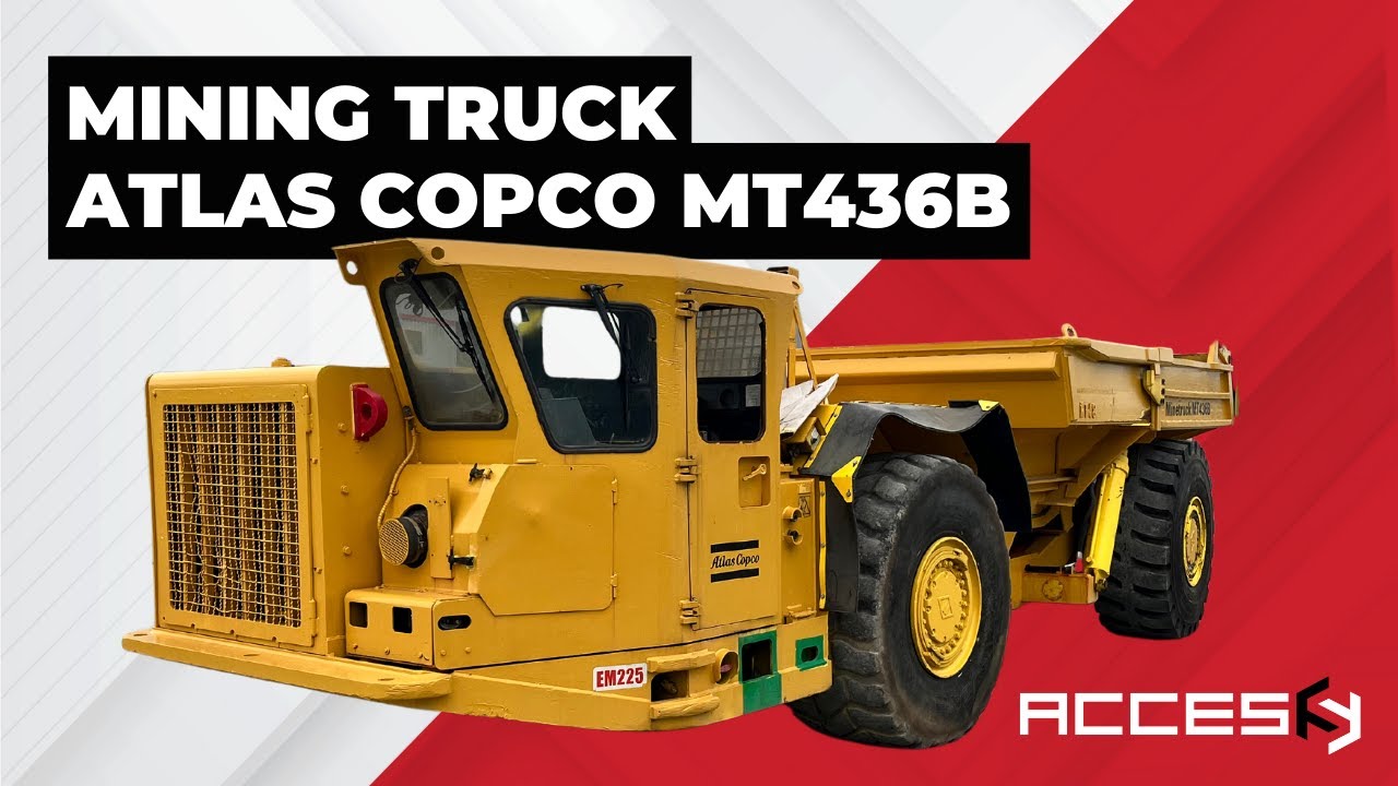 ATLAS COPCO (EPIROC) MT436 36T UNDERGROUND MINING / HAUL TRUCK (EM-225)