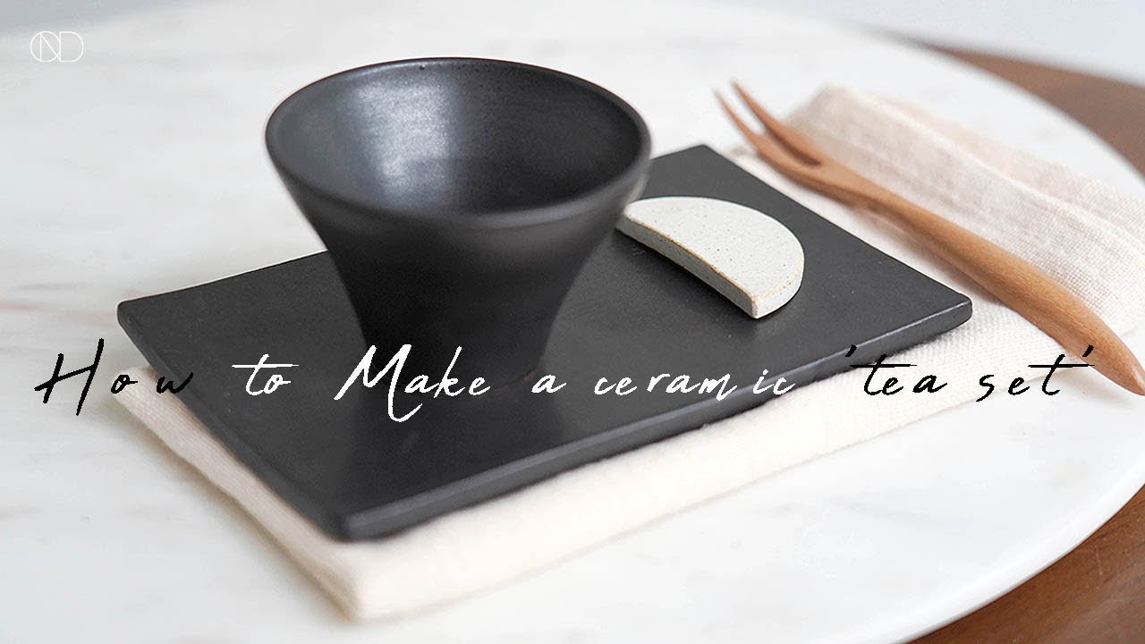 도자기 원데이클래스 '1인 티세트 만들기' : How to Make a ceramic 'tea set' [ONDO STUDIO]