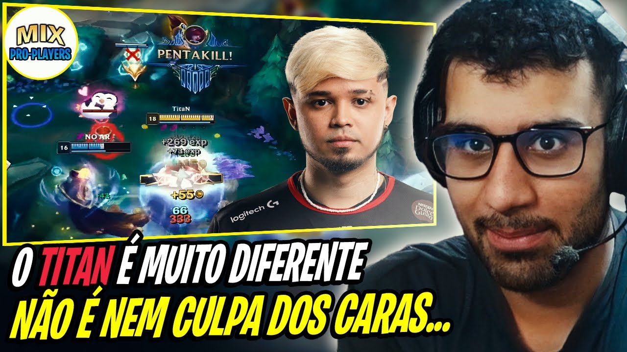 ABSOLUT REAGINDO AO TITAN e BULINHAS NO MIX DE PRO PLAYERS - JOGO 1