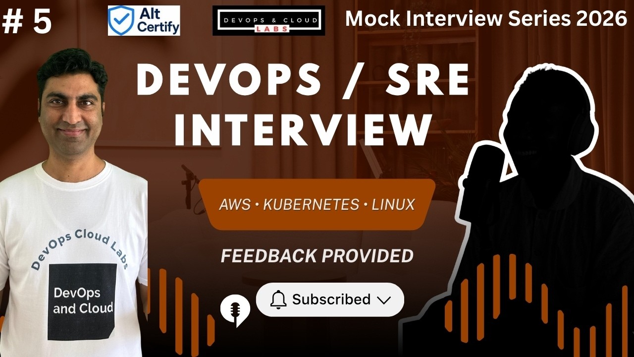 DevOps Mock Interview | Linux, AWS & Docker Questions (3.6 Years Experience) + Feedback #linux #aws