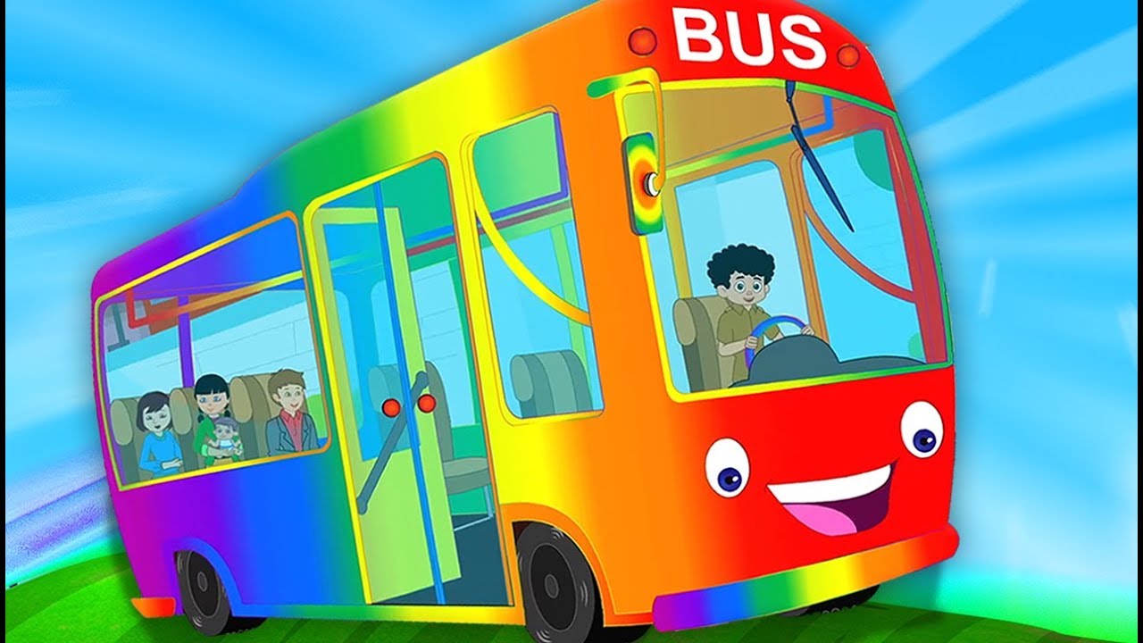 roda di bus | sajak untuk anak-anak | Wheels On The Bus | Songs For Childrens