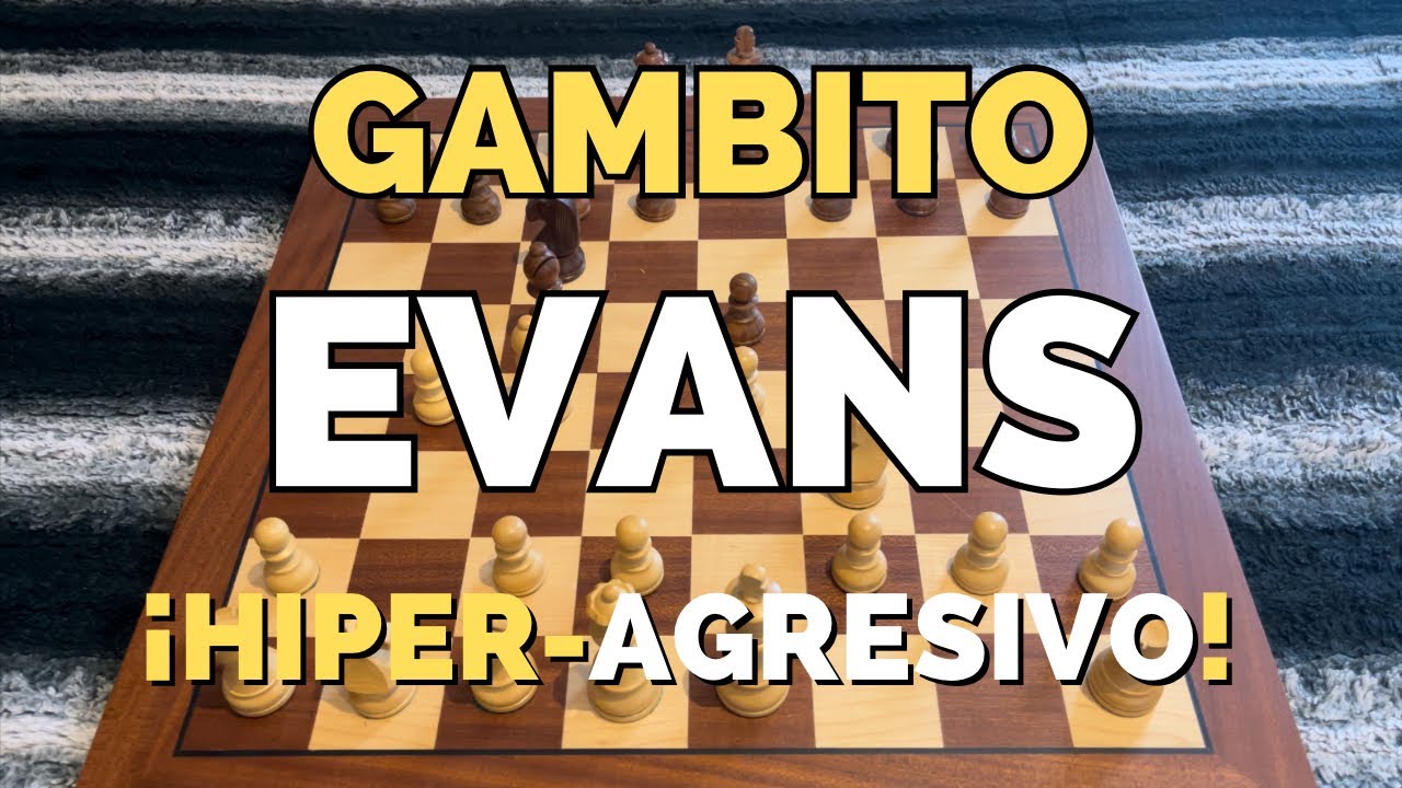GANA el 90% de tus Partidas! Gambito Evans😱♟️