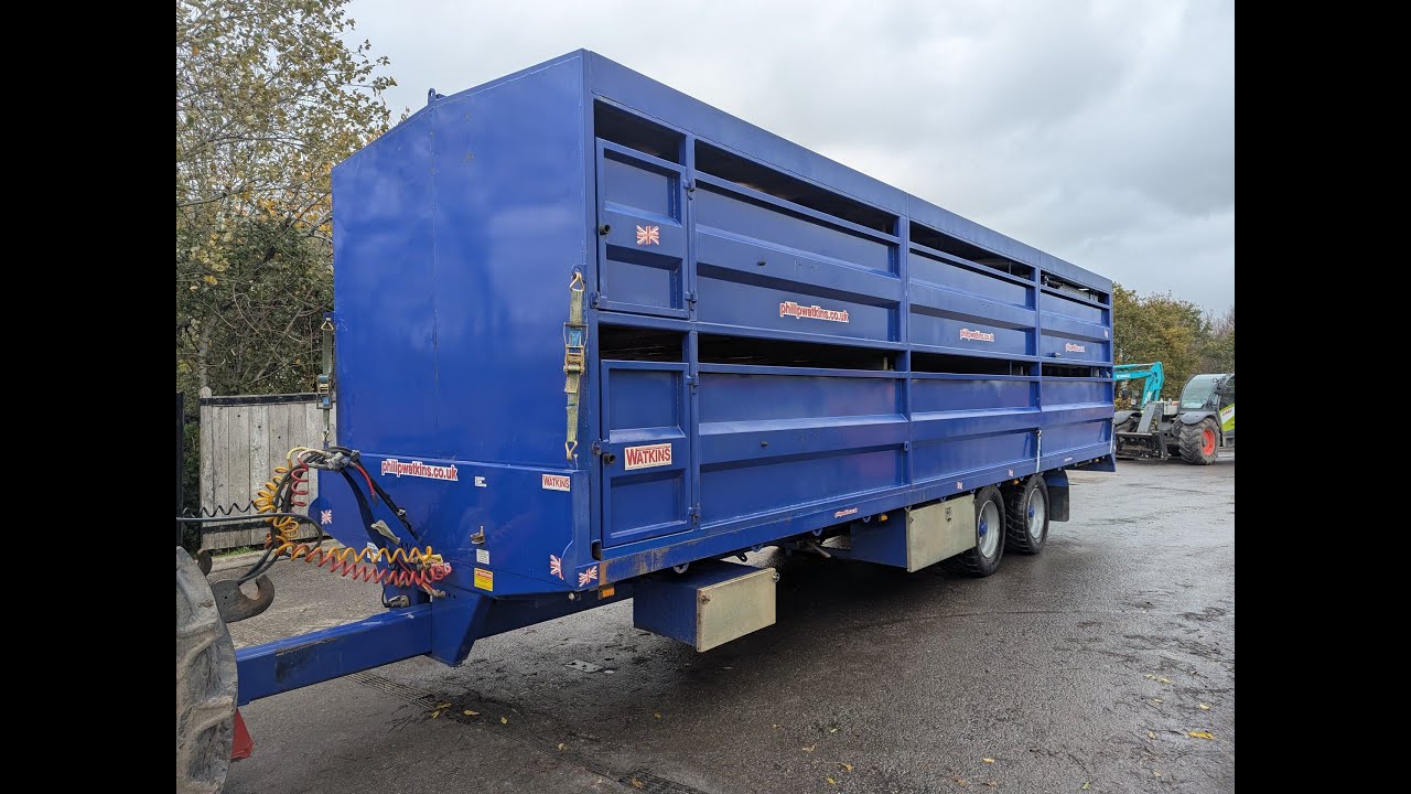 PHILIP WATKINS 30FT LIVESTOCK TRAILER WALKAROUND