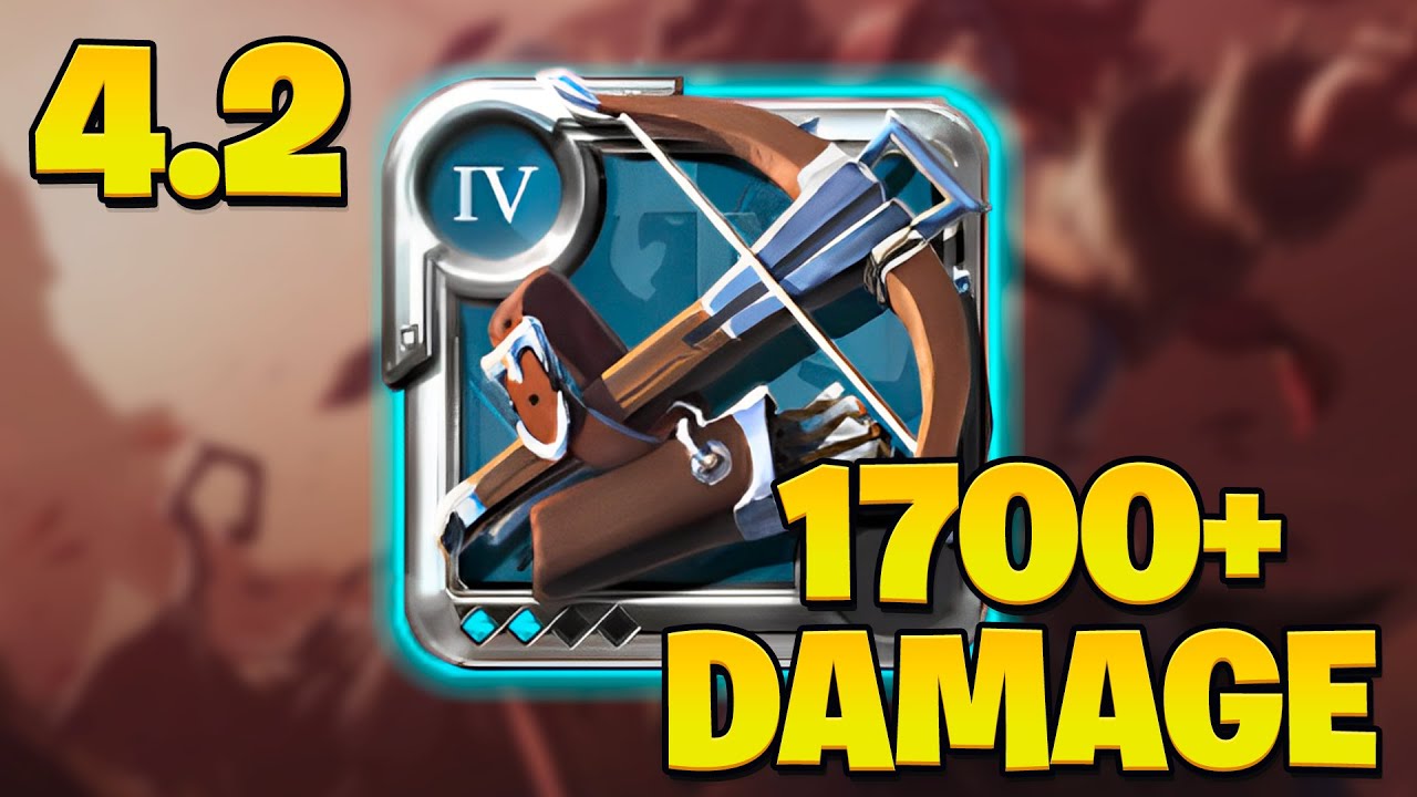 1700+ DAMAGE Using Crossbow 4.2, Solo PvP Mists