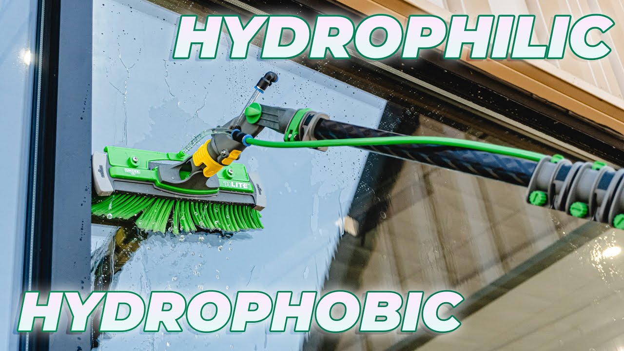 Hydrophilic vs Hydrophobic Glass: The Window Cleaner's Guide