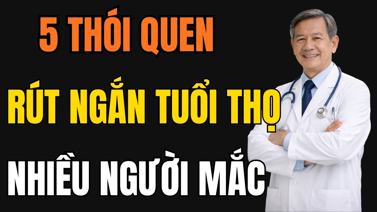 5 thói quen rút ngắn tuổi thọ của nam giới – Rượu chỉ đứng thứ 5