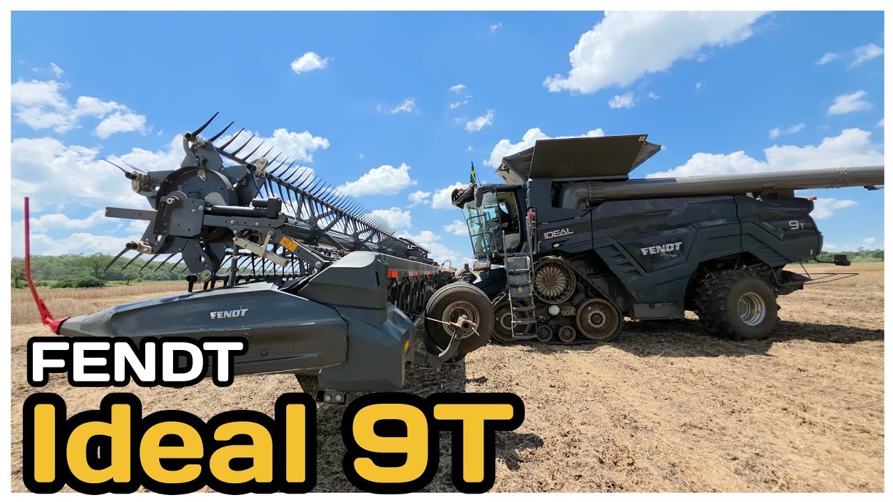 COLHEMOS COM A NOVA COLHEITADEIRA DA FENDT IDEAL 9T 2025 || VARIAS ATUALIZAÇÕES