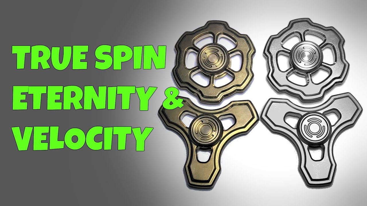 ETERNITY & VELOCITY SPINNERS - TRUE SPIN FIDGET SPINNERS USA MADE