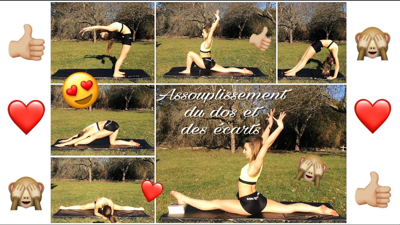Assouplissement du dos et des grands écarts 💎