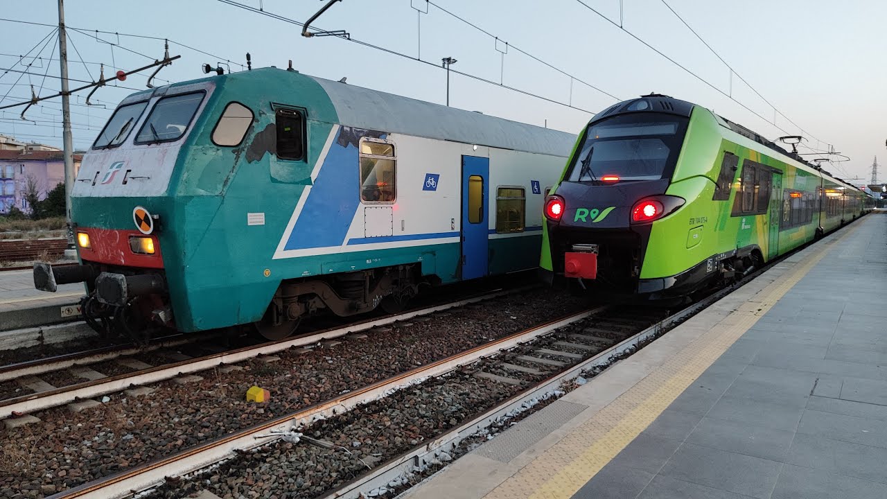 Treni in Riviera Ligure di Ponente : GEN - MAR 2025