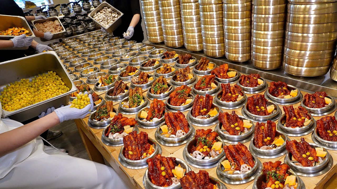 오픈 한시간만에 300평 주차장까지 꽉차는 솥밥? 칠암장어 한상차림으로 대박나 손님들 꽉차는 밥집 ┃Grilled eel / Korean street food