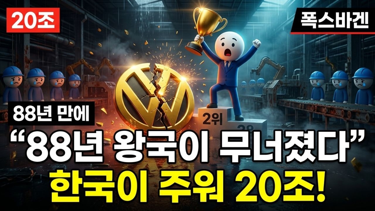 88년 왕국이 무너졌다&hellip;현대차가 폭스바겐을 꺾고 20조를 번 진짜 비결