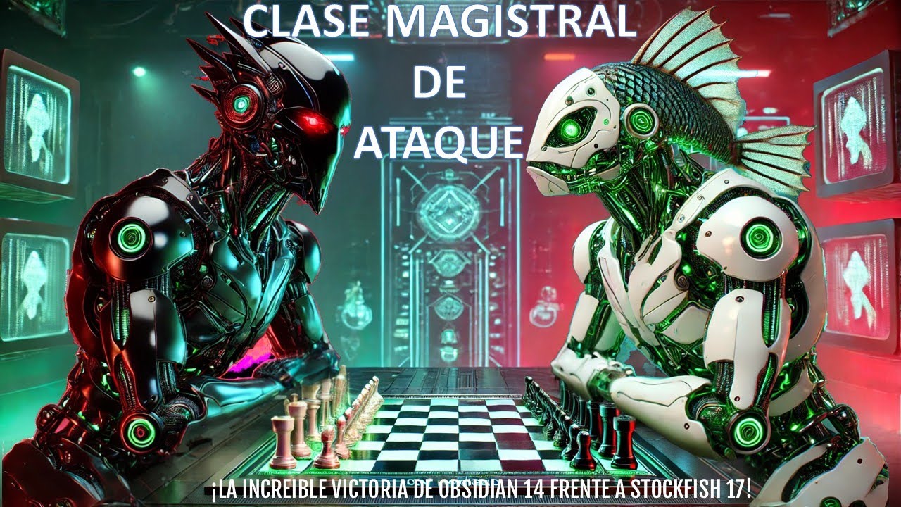 ¡CLASE MAGISTRAL de Ataque! ¡LA INCREIBLE VICTORIA DE OBSIDIAN 14 FRENTE A STOCKFISH 17!