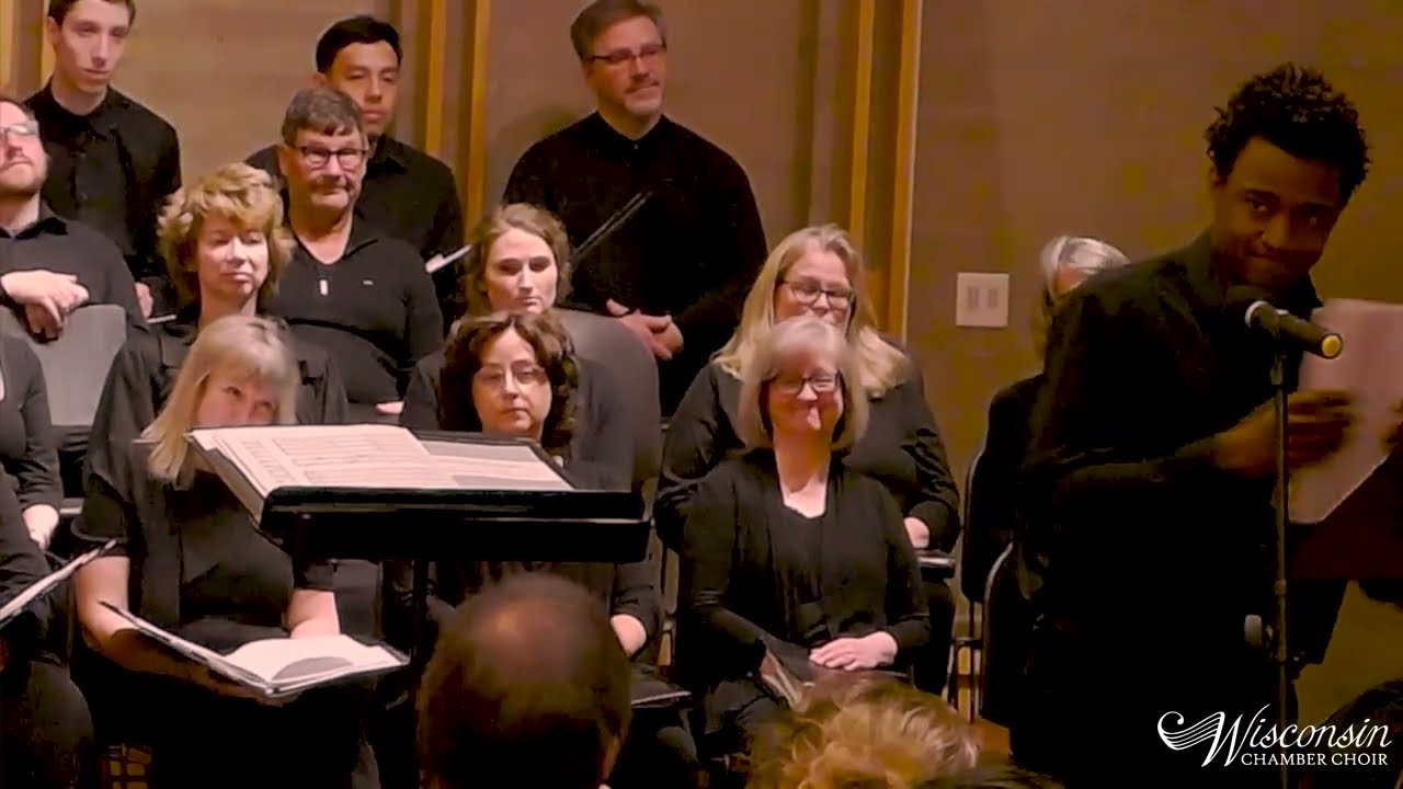 Hold Fast To Dreams by Joel Thompson presented by the Wisconsin Chamber Choir