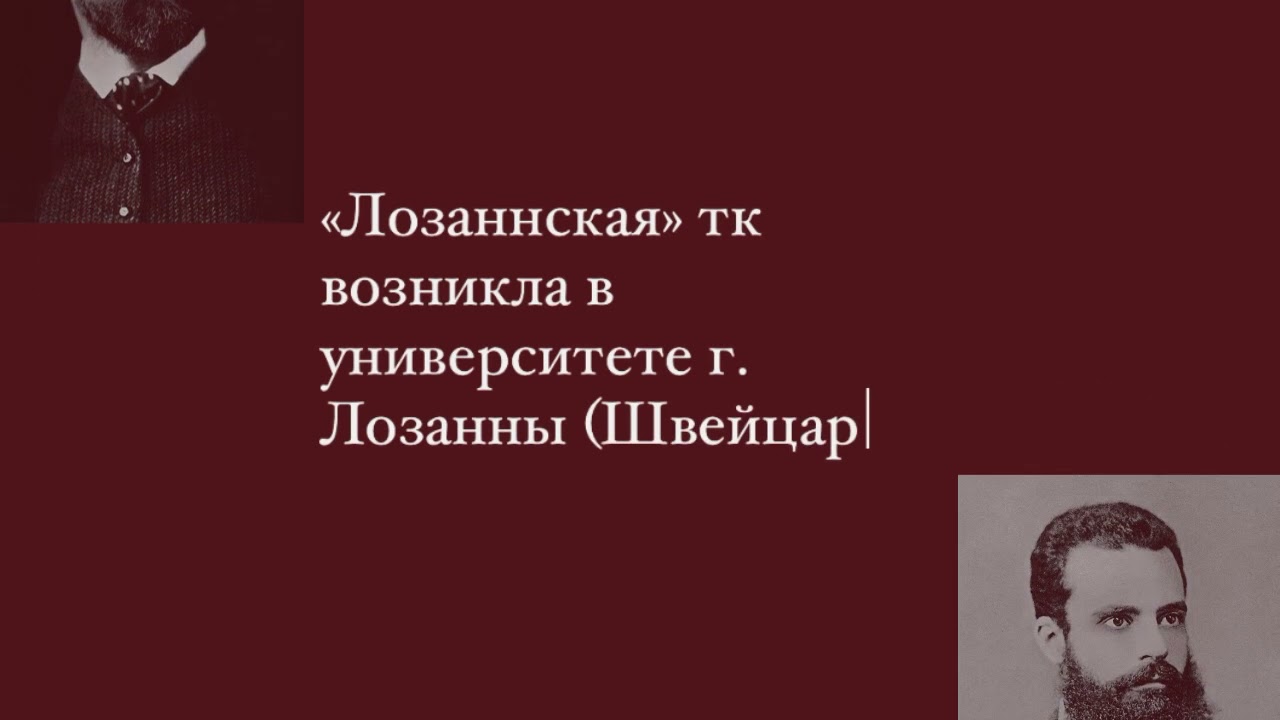 ИЭУ Лозаннская школа маржинализма.