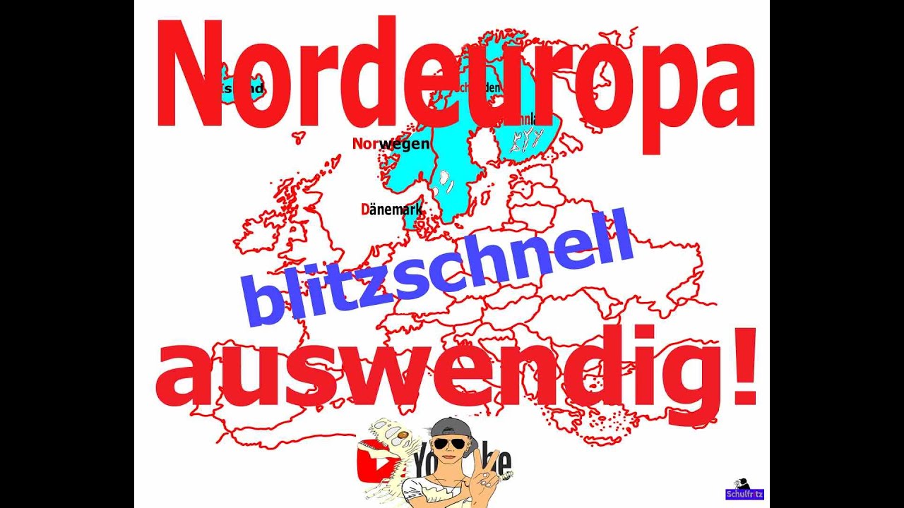 #schulfritz-Wumms! Nordeuropa blitzschnell auswendig lernen