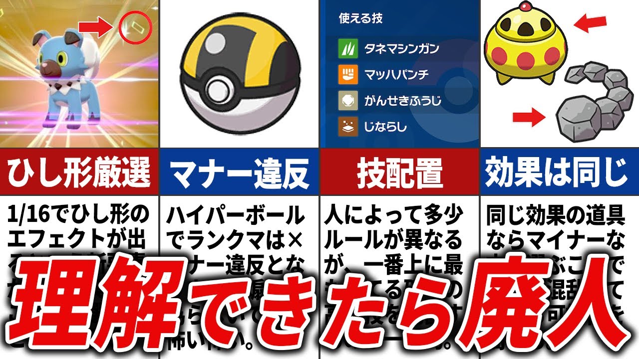 常人には理解できないポケモン廃人のこだわり15選【ポケモン廃人】