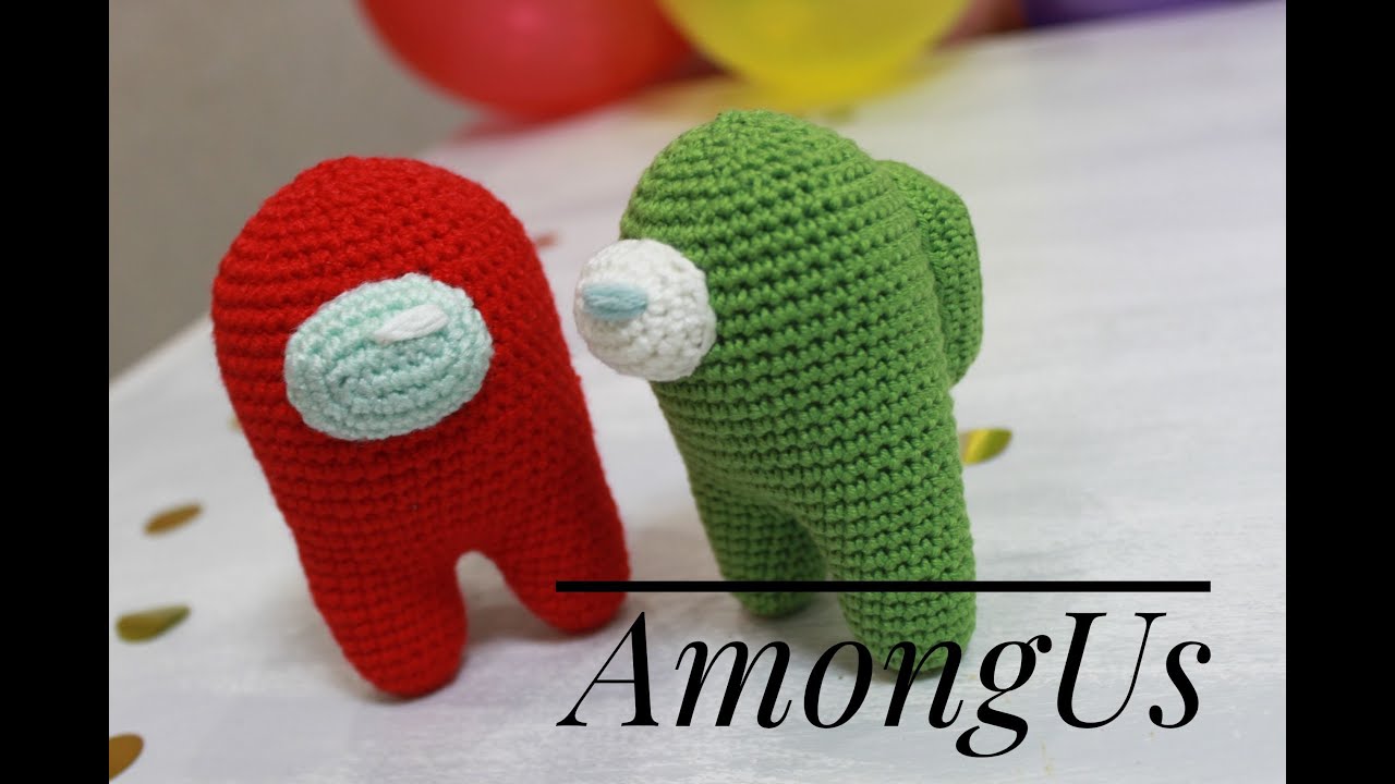 AMONG US / Амонг Ас вяжем игрушку крючком / очень легкая игрушка