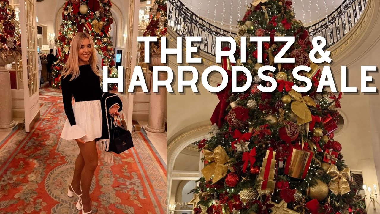 The Ritz, Christmas Sale Shopping At Harrods, Birthday Vlog In London