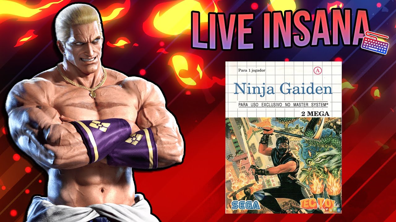 NINJA GAIDEN - A VERSÃO ESPETACULAR DO MASTER SYSTEM! + FATAL FURY 2 (ARCADE)