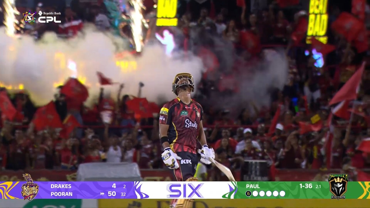 Nicholas Pooran Smashes a Brilliant Fifty | CPL 2026