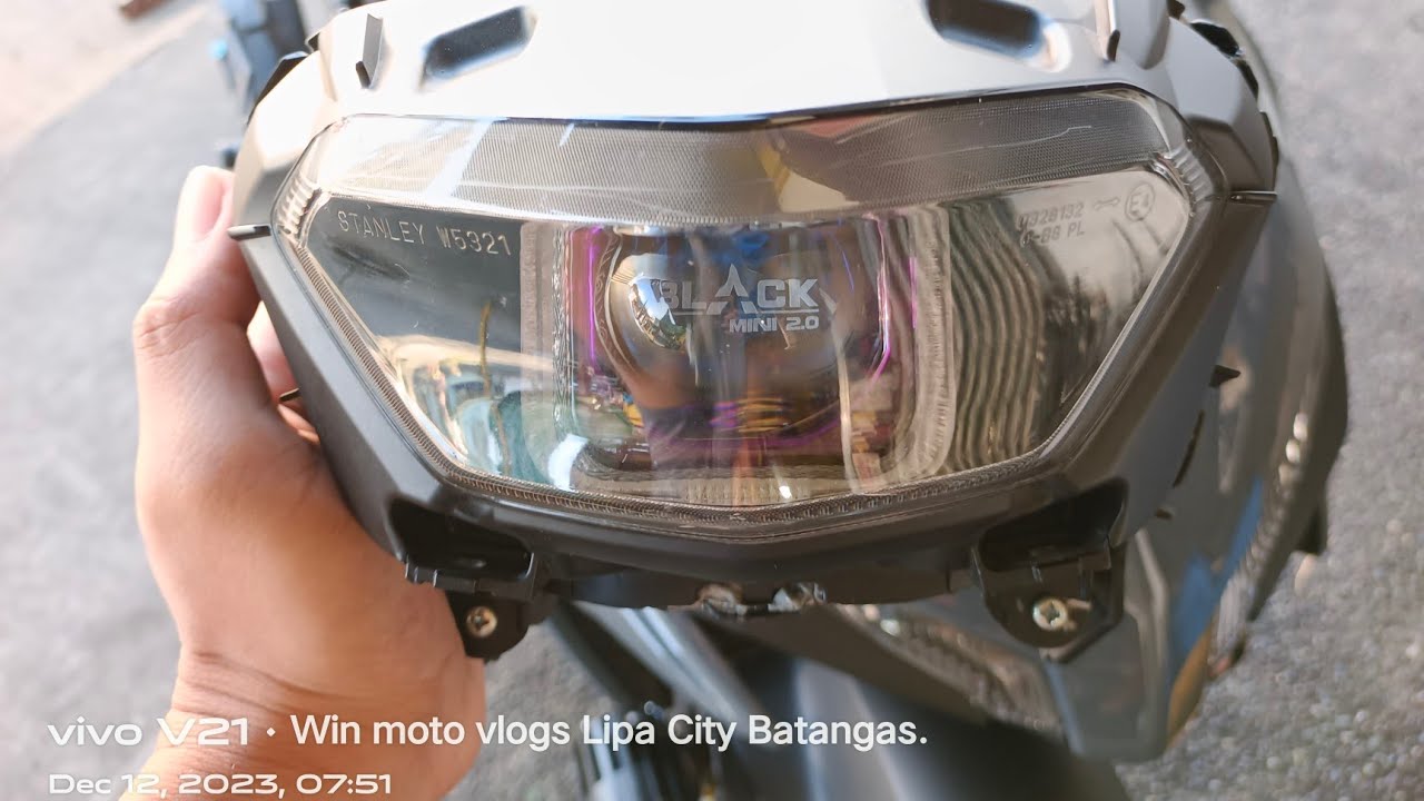 Yamaha Sniper 155 BLACK mini 2.0 low beam adjustable at plug and play lang sa Sniper 155 natin.
