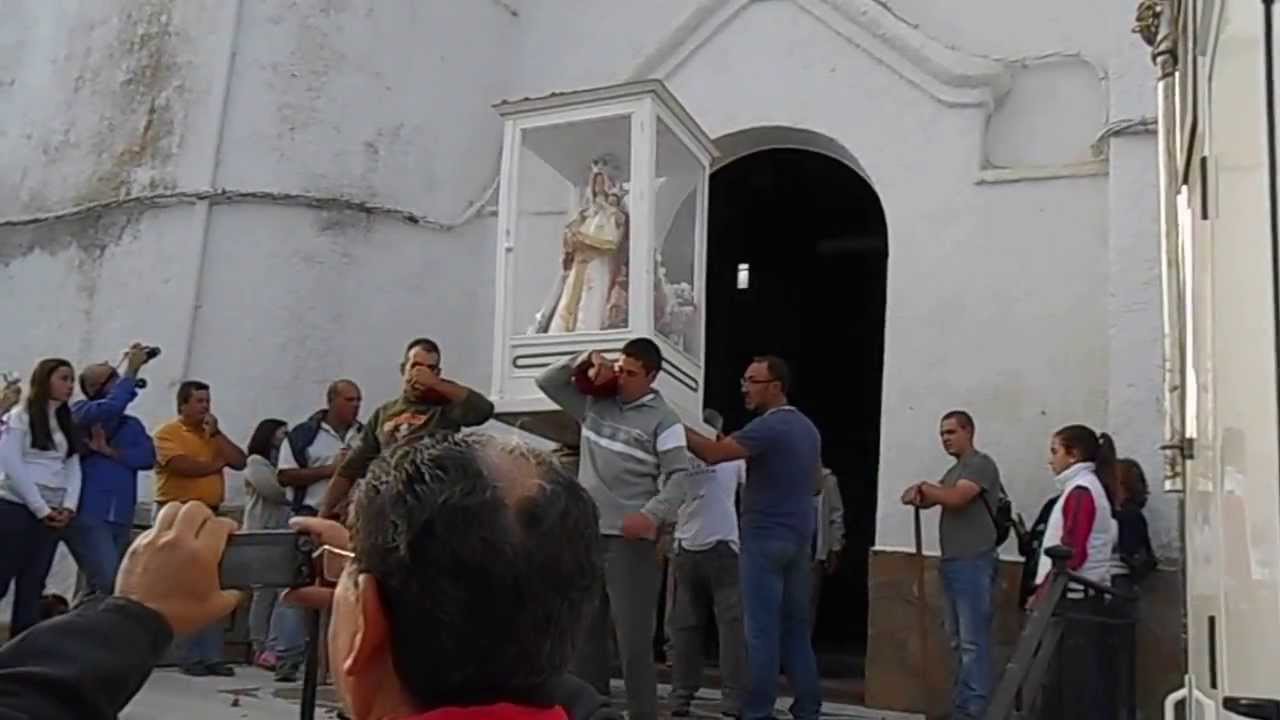 VIRGEN DEL ARA LLEGADA A FUENTE DEL ARCO EL 8 SEPTIEMBRE 2013
