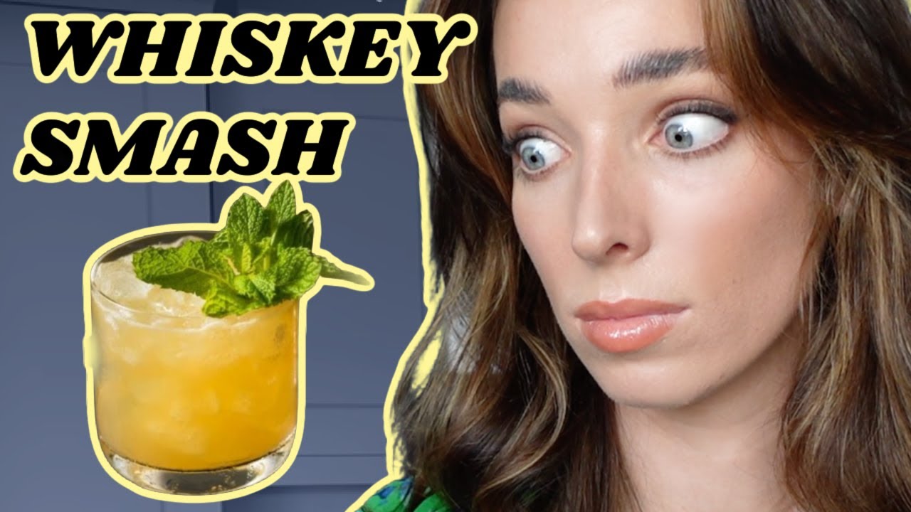 BOURBON FAN MAKES A WHISKEY SMASH COCKTAIL FOR THE FIRST TIME |  Cocktails with Ciara O Doherty