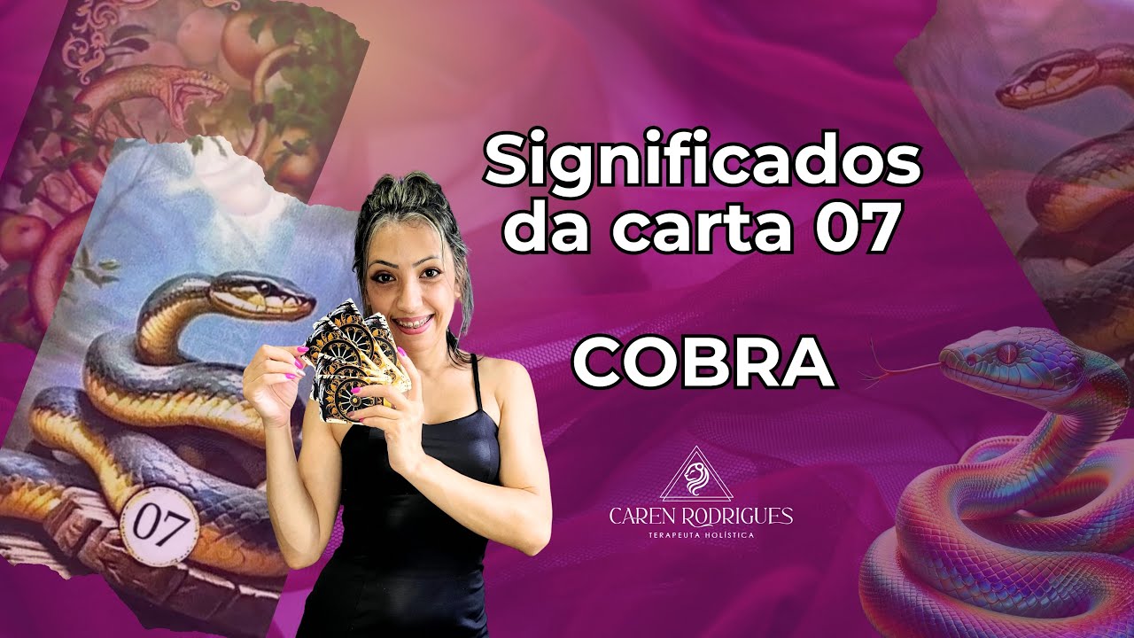 Carta da cobra. Significados reais, para um jogo claro e objetivo.