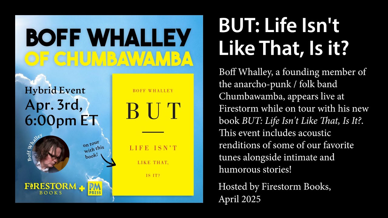 Boff Whalley of Chumbawamba on Book Tour