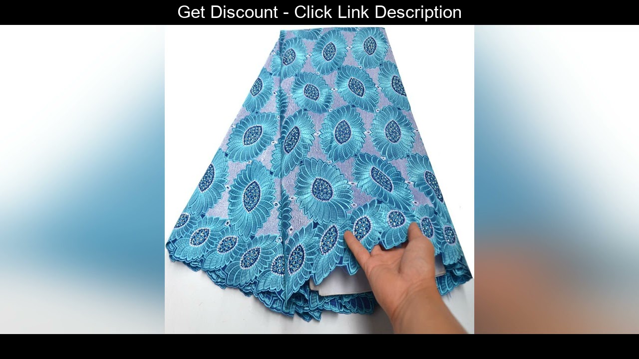 Top High Quality Swiss Voile Lace In Switzerland Hollow Out White African Cotton Lace Fabric With S